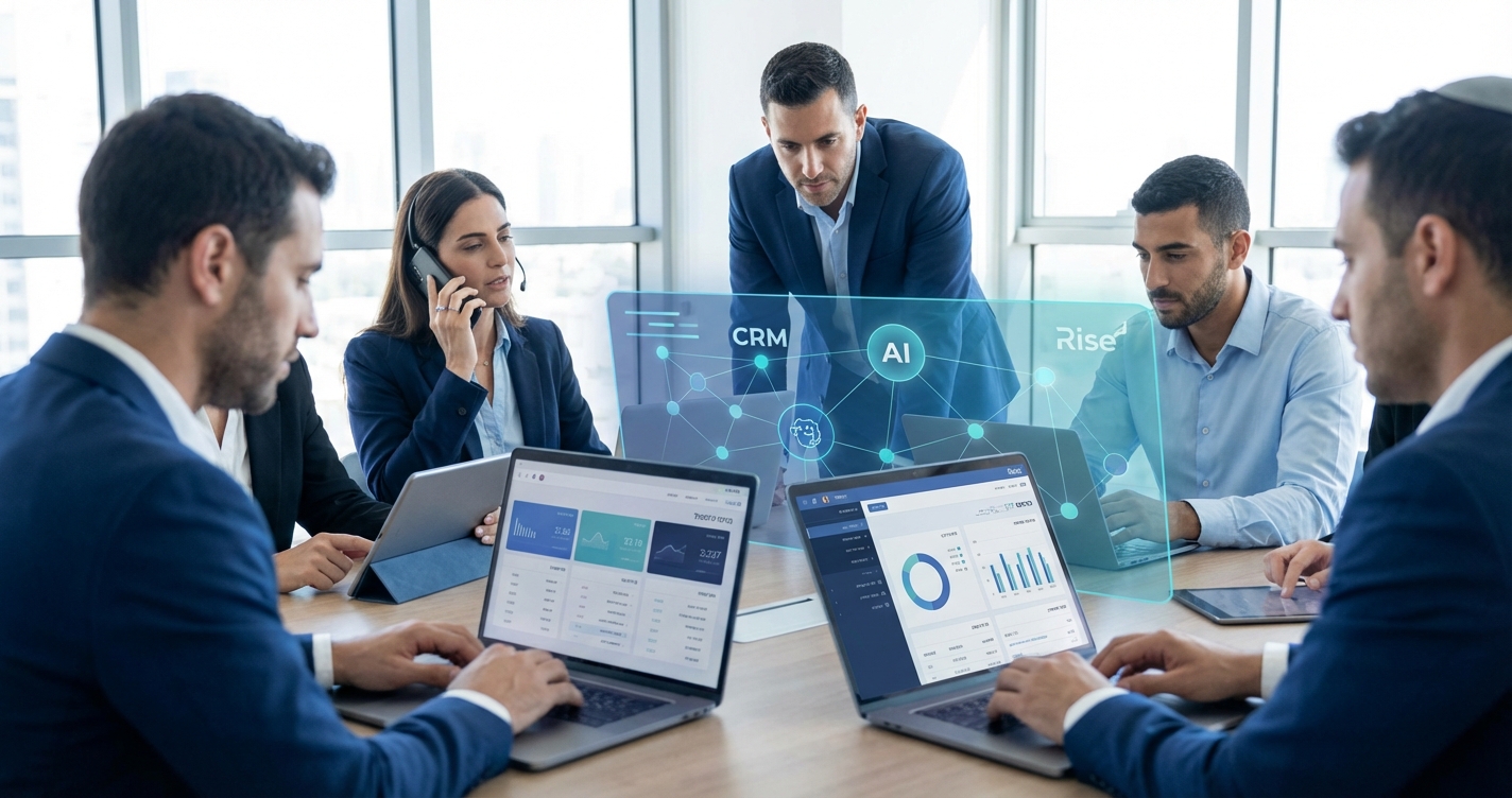 CRM בעברית: הפתרון המלא למוקדי מכירות, חברות ביטוח ושילוב צ'אטבוטים