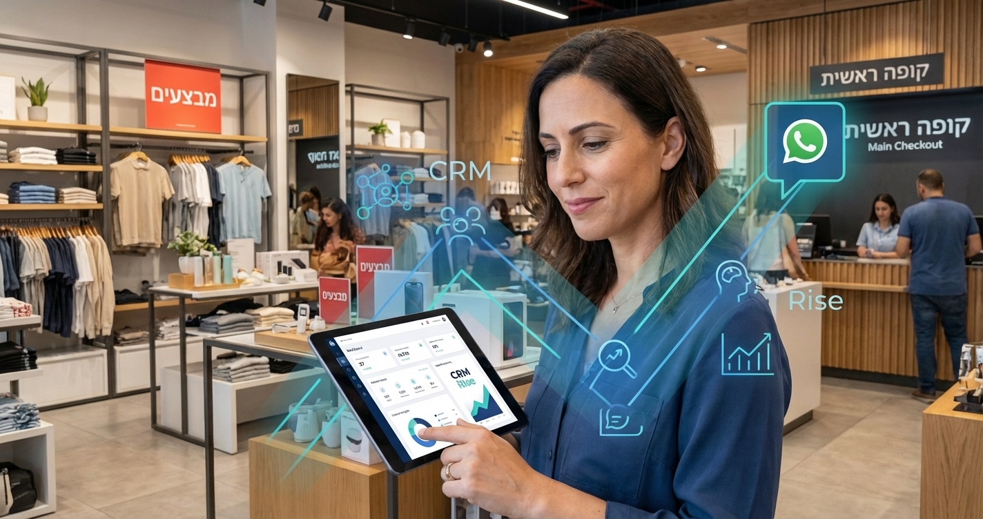 CRM ישראלי וניהול מועדוני לקוחות: המדריך המלא לרשתות קמעונאיות